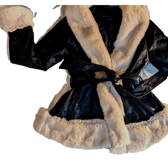 Womens S Warm Faux Fur Fluffy Coat Fleece Jacket Party Outwear Winter Fashion - Picture 4 of 6